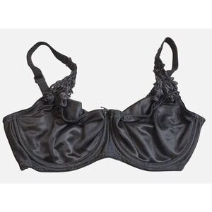 Dominique‎ Bra Size 32D Mystique Minimize Underwire Black Adjustable Straps